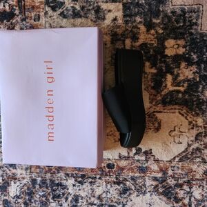 Madden Girl Black Sandals